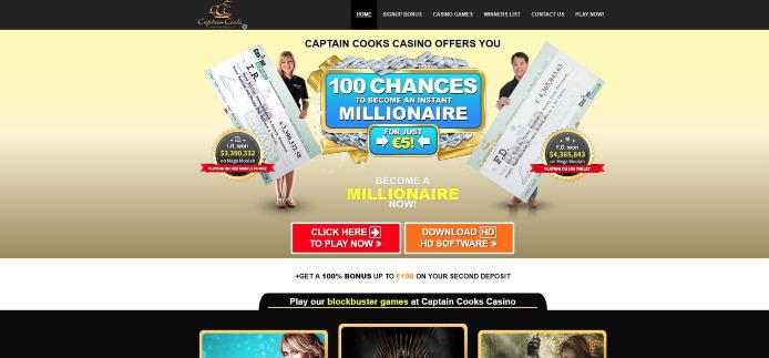 Captain Cooks: est-ce le bon casino pour jouer en ligne?